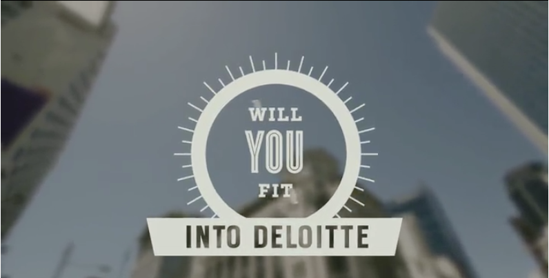 Interactive content - Will you fit into deloitte