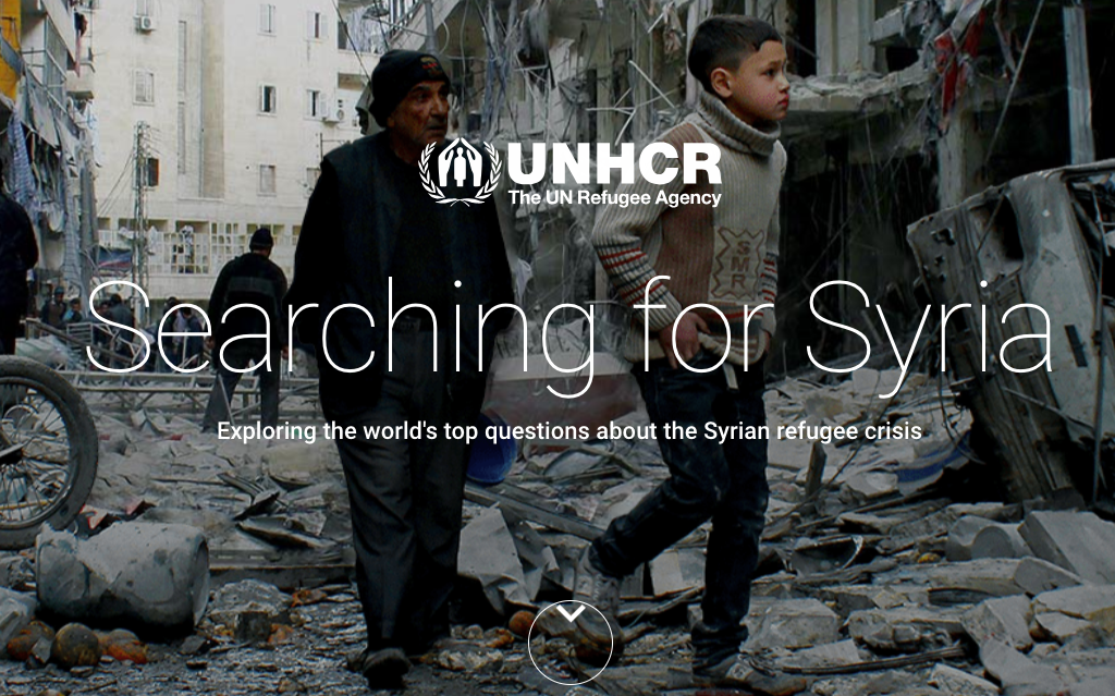 Interactive content - searching for syria
